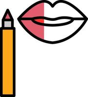 Lip Stain Vector Icon Design