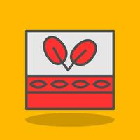 Spinach Lasagna Vector Icon Design