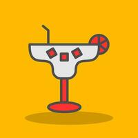 Margarita Cocktail Vector Icon Design