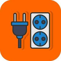 Electric socket Vector Icon Design