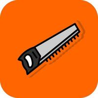 Hand saw Vector Icon Design