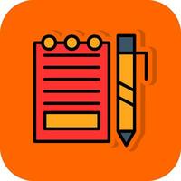 Notepad Vector Icon Design