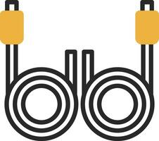 diseño de icono de vector de cable