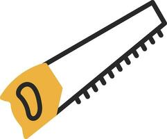 Hand saw Vector Icon Design