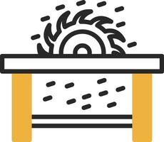 Sawdust Vector Icon Design