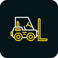 Forklift Vector Icon Design