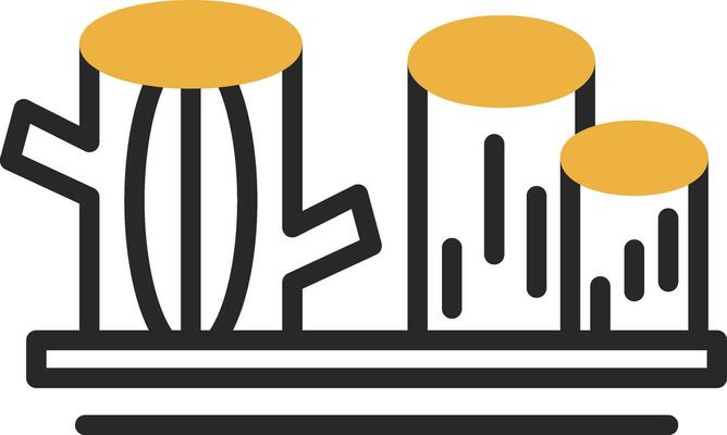 Logs Vector Icon Design