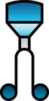 Eyelash Curler Vector Icon Design