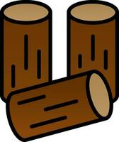 Wood Vector Icon Design