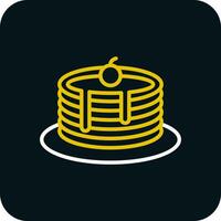 Pancakes Vector Icon Design