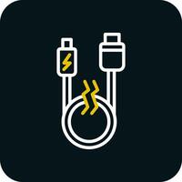 Usb cable Vector Icon Design