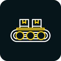 Conveyor belt Vector Icon Design