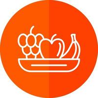 Fruit Salad Vector Icon Design