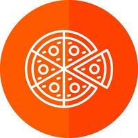 Margherita Pizza Vector Icon Design