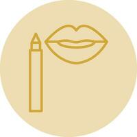 Lip Stain Vector Icon Design