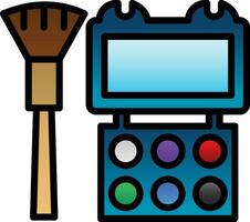 diseño de icono de vector de paleta de maquillaje