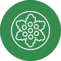 Caesar Salad Vector Icon Design