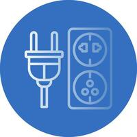 Electric outlet Vector Icon Design