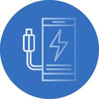 Mobile charging Vector Icon Design