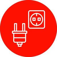 Plug Vector Icon Design