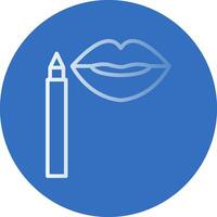 Lip Stain Vector Icon Design