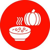 Pumpkin Soup Vector Icon Design