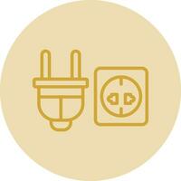 Power socket Vector Icon Design