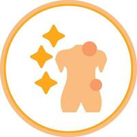 Body Glitter Vector Icon Design