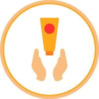 Hand Cream Vector Icon Design