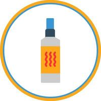 Heat Protectant Spray Vector Icon Design