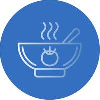 Tomato Soup Vector Icon Design