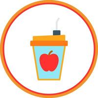 Fruit Smoothie Vector Icon Design