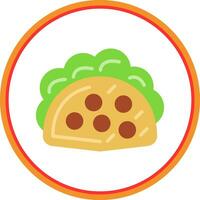 Beef Tacos Vector Icon Design