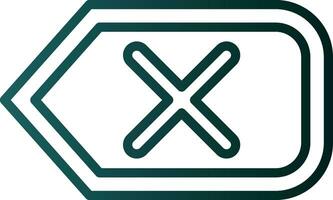 Delete Vector Icon Design
