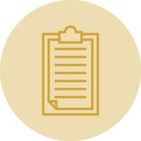 Clipboard Vector Icon Design