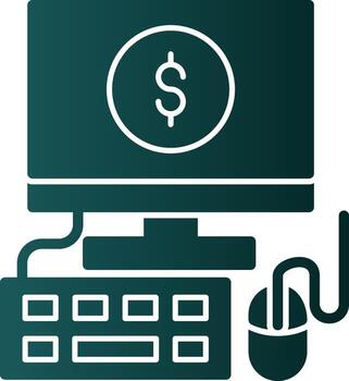 diseño de icono de vector de computadora