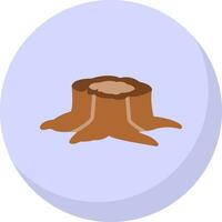 Stump Vector Icon Design