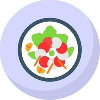 Quinoa Salad Vector Icon Design