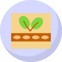 Spinach Lasagna Vector Icon Design