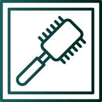 Hairbrush Vector Icon Design
