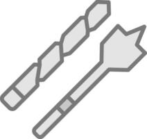 Drill bit Vector Icon Design