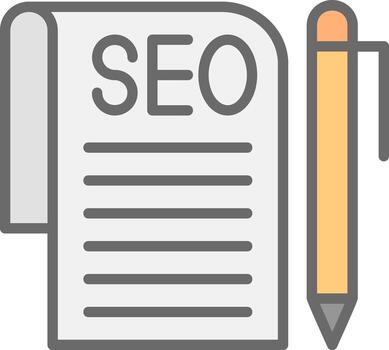 Script Vector Icon Design