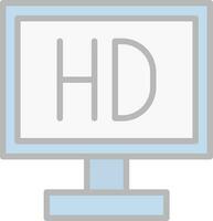 Video display Vector Icon Design