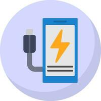 Mobile charging Vector Icon Design