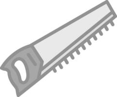 Hand saw Vector Icon Design