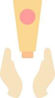 Hand Cream Vector Icon Design