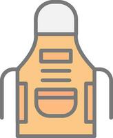 Apron Vector Icon Design