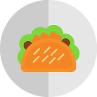 Beef Tacos Vector Icon Design