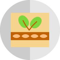 Spinach Lasagna Vector Icon Design