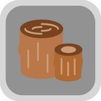 Log Vector Icon Design